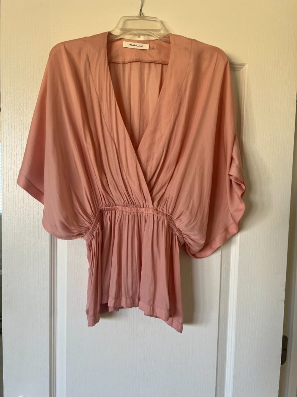 Beautiful pink blouse by Mustard Seed, Size Small in Excellent Condition!